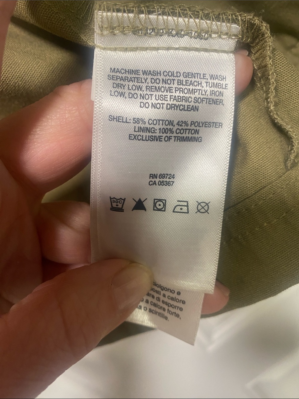 Columbia Men's Hooded Four Pocket Military Field Jacket Olive Green Size Medium - Picture 11 of 16